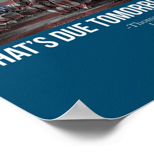 Gründungsväter Funny 4. Juli Thomas Poster (Ecke)