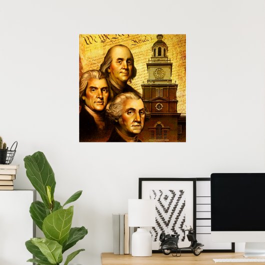 Gründungsväter Poster (Heimbüro)