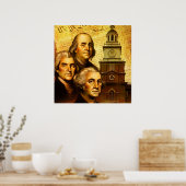 Gründungsväter Poster (Küche)