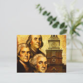 Gründungsväter Postkarte (Stehend Vorderseite)