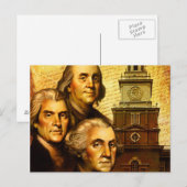 Gründungsväter Postkarte (Vorne/Hinten)
