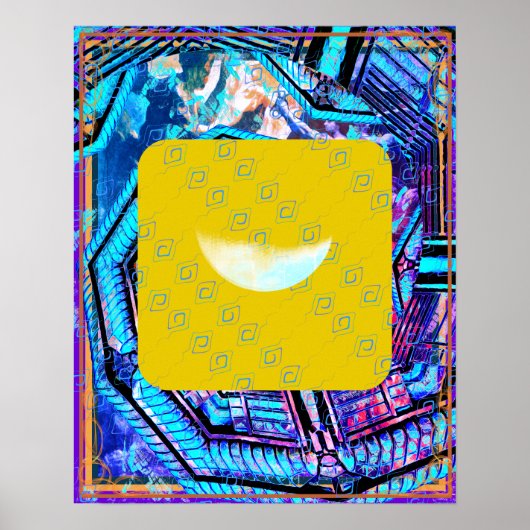 Grundwasser innerhalb der Erd-Medizin Tattva Poster (Vorne)