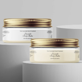 Grundwasserdichte weiße Kosmetik JAR-Etikett 1" x  Aufkleber