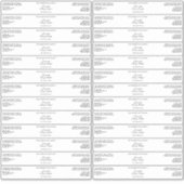 Grundwasserdichte weiße Kosmetik JAR-Etikett 1" x  Aufkleber (Vorderseite)