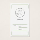 Grundweiß mit Logo-Produktpreis (Vorderseite)