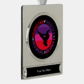 Grundwerte der Kampfkunst - Karate Banner-Ornament Silber (Rechts)