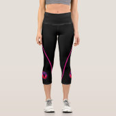 Grundwerte der Kampfkunst - Karate Capri Leggings (Vorderseite)