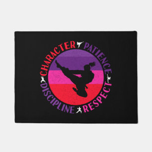 Grundwerte der Kampfkunst - Karate Fußmatte