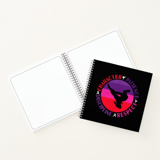 Grundwerte der Kampfkunst - Karate Notizblock (Innenseite)