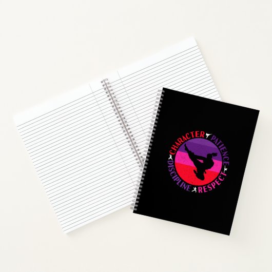 Grundwerte der Kampfkunst - Karate Notizblock (Innenseite)