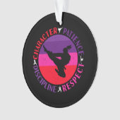 Grundwerte der Kampfkunst - Karate Ornament (Vorderseite)