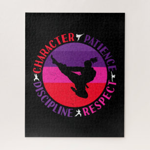 Grundwerte der Kampfkunst - Karate Puzzle