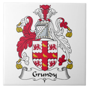 Grundy Familienwappen Fliese