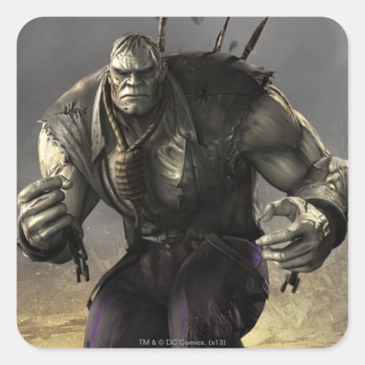 Grundy Quadratischer Aufkleber (Vorderseite)