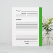 Grüne 2-seitige Rezeptorseiten (Stehend Vorderseite)