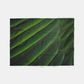 Grüne 3D-Tapete Fleecedecke (Vorderseite (Horizontal))