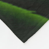 Grüne 3D-Tapete Fleecedecke (Ecke)