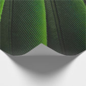 Grüne 3D-Tapete Geschenkpapier (Ecke)