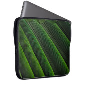 Grüne 3D-Tapete Laptopschutzhülle (Vorne Rechts)