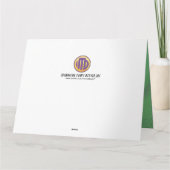 Grüne 40. Dekade Geburtstag Karte (Rückseite)