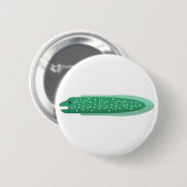 Grüne Aal-Primitiv-Art Button (Vorne & Hinten)