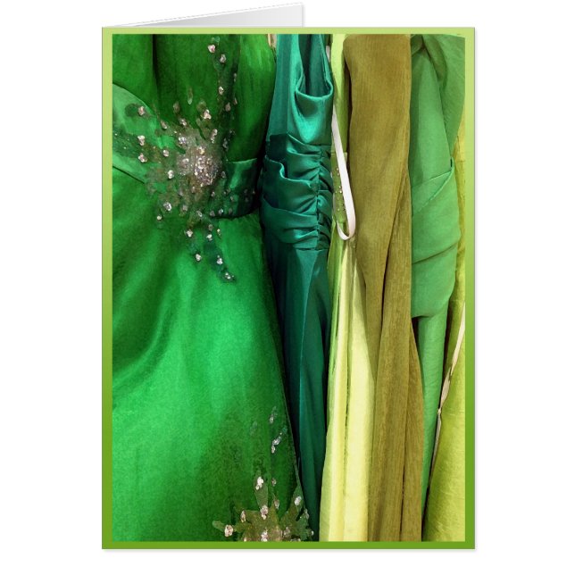 Grüne Abschlussballkleider (Vorne)