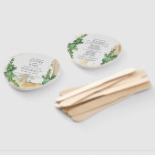 Grüne Abstrakte Aquarellgestaltung Idee Fächer (Non-assembled)