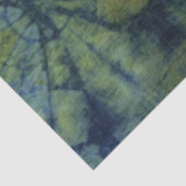 Grüne Abstrakte Gefärbte Krawatte Traditioneller M Seidenpapier (Ausschnitt)