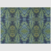 Grüne Abstrakte Gefärbte Krawatte Traditioneller M Seidenpapier (Vorderseite)