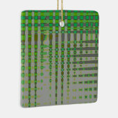 Grüne abstrakte Kunst 1003 Keramikornament (Rechts)