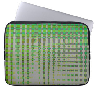 Grüne abstrakte Kunst 1003 Laptopschutzhülle