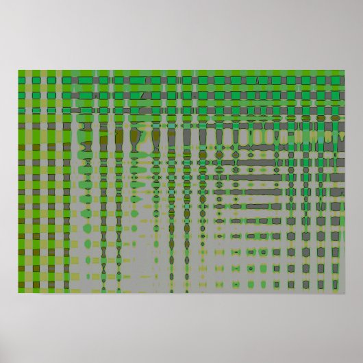 Grüne abstrakte Kunst 1003 Poster (Vorne)