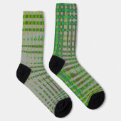 Grüne abstrakte Kunst 1003 Socken (Rechts)