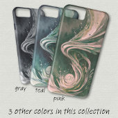 Grüne Abstrakte Kunst Wasserwirbeln Aquarell Leinw Case-Mate iPhone Hülle