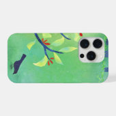 Grüne Abstrakte Landschaft iPhone Hülle (Rückseite (Horizontal))