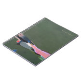 Grüne Abstrakte Malerei Notizblock (Linke Seite)