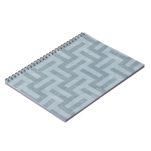 Grüne Abstrakte Streifen Notizblock (Linke Seite)