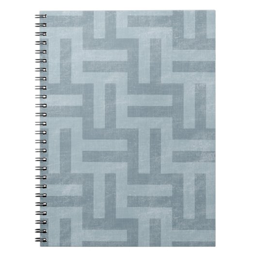 Grüne Abstrakte Streifen Notizblock (Vorderseite)