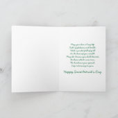 Grüne Abstufungen Karte (Innenseite)