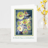 Grüne Abstufungen Karte (Gelbe Blume)