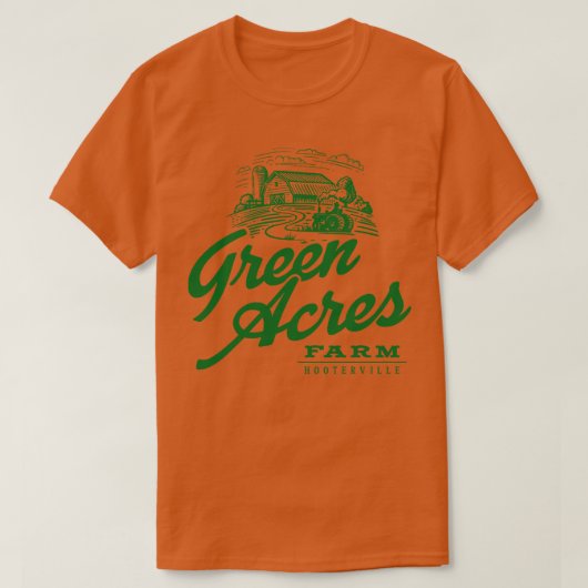 Grüne Äcker T-Shirt (Design vorne)