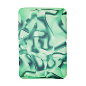 Grüne Acrylformen in schmalen Minztönen Badematte (Vorderseite Vertikal)