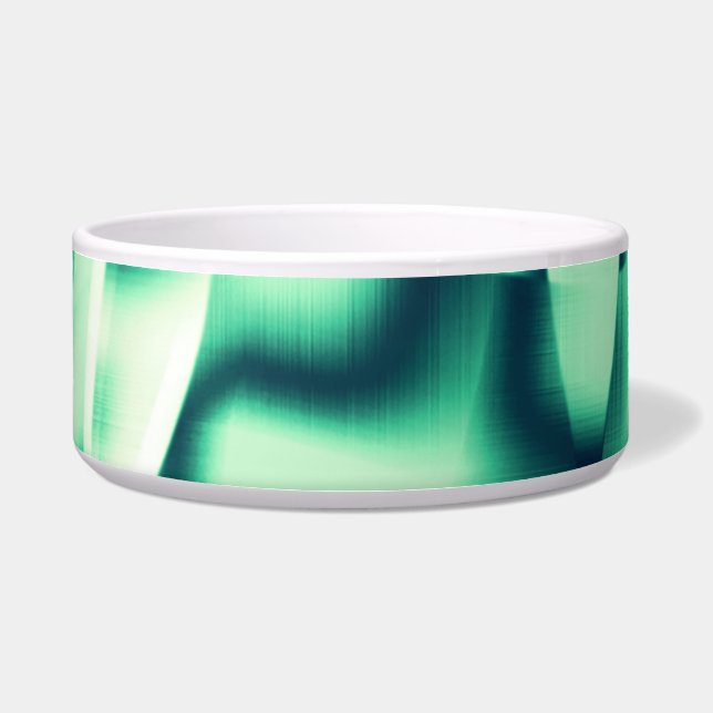 Grüne Acrylformen mit spitzen Pfefferminztönen Napf (Vorderseite)