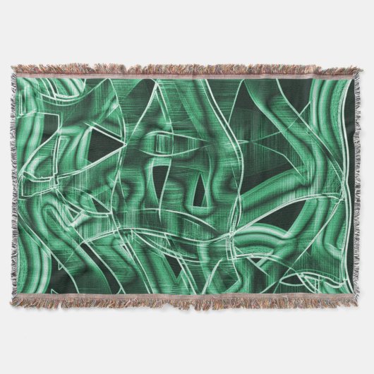 Grüne Acrylleiste, überquert Decke (Vorderseite)