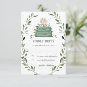 Grüne Adventure Baby Shower Adventure Antwort (Stehend Vorderseite)