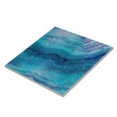 Grüne Agate Textur Fliese (Seite)