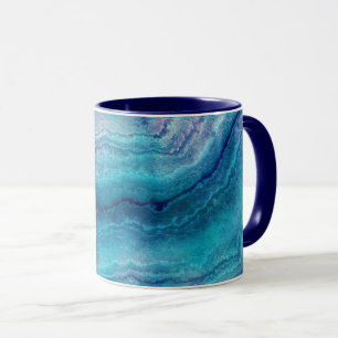 Grüne Agate Textur Tasse