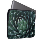 Grüne Agave Laptopschutzhülle (Vorne Rechts)