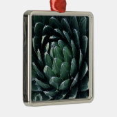 Grüne Agave Ornament Aus Metall (Rechts)