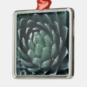 Grüne Agave Ornament Aus Metall (Links)